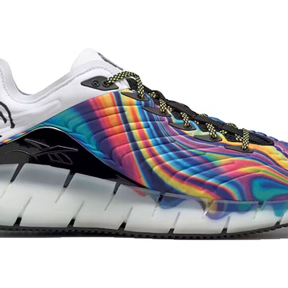 Reebok Zig Kinetica II Men's Running Shoes Size 12 2020 Peace Day Style FX3363 - Picture 2 of 9